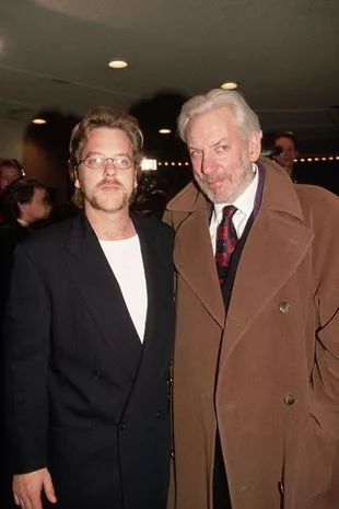 Donald Sutherland and his actor son Kiefer