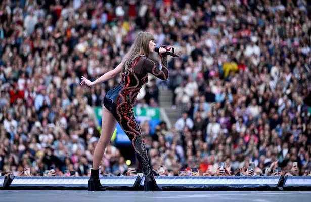 Taylor Swift Taylor Swift performs at Scottish Gas Murrayfield Stadium on June 07, 2024 in Edinburgh, Scotland. (Photo by Gareth