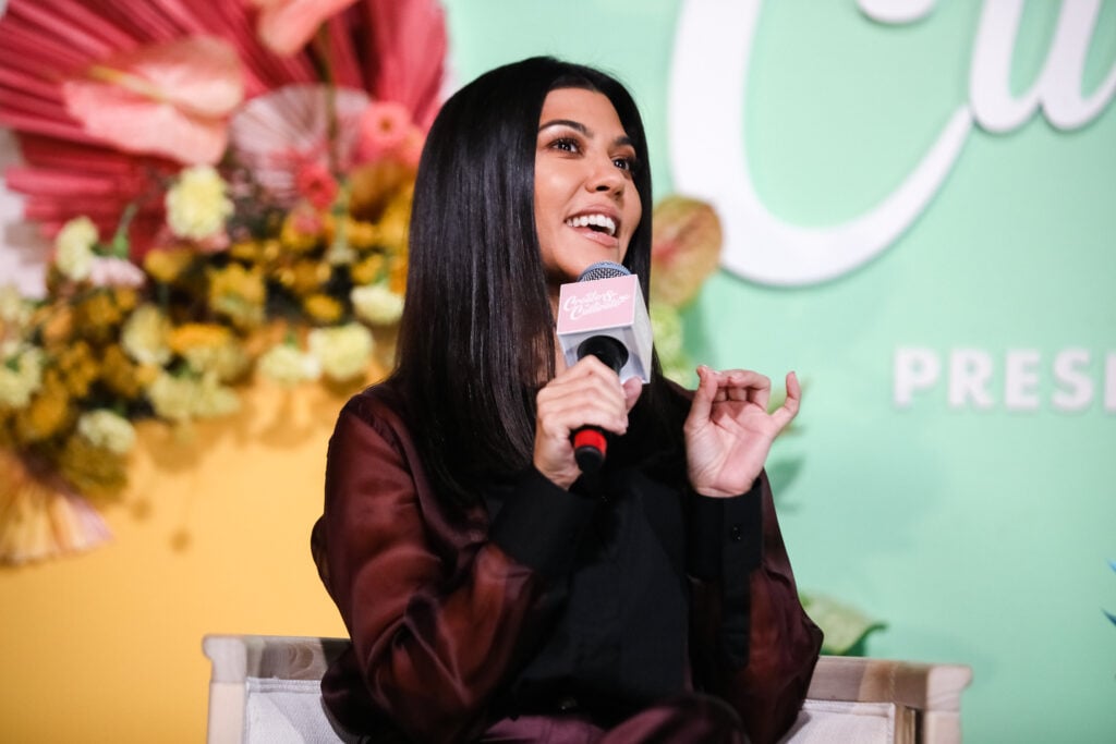 CEO and founder of Poosh, Kourtney Kardashian speaks onstage the Create & Cultivate Conference at SVN West on September 21, 2019 in San Francisco, California. 