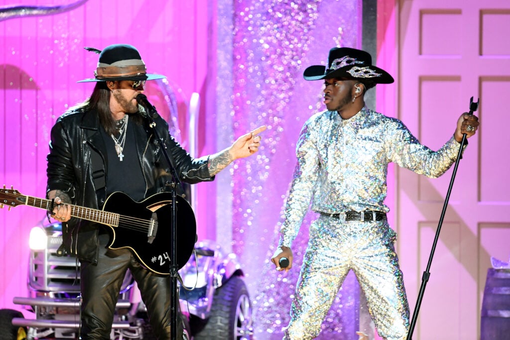 Billy Ray Cyrus and Lil Nas perform