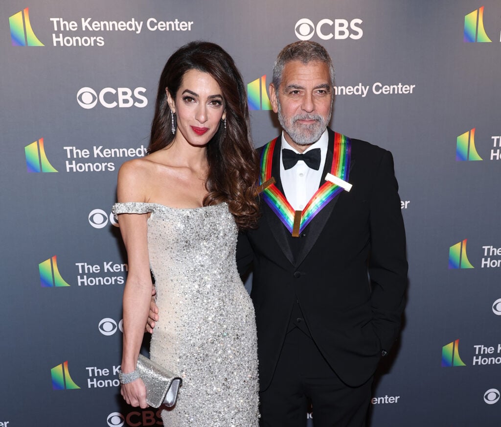 George Clooney and Amal Clooney in DC