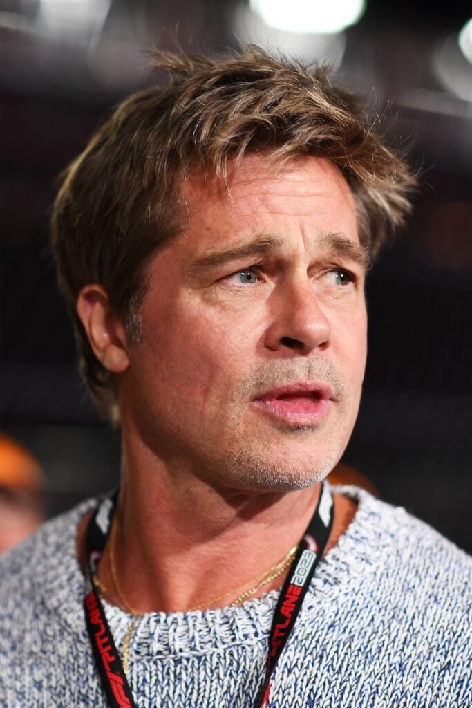 brad pitt sad face