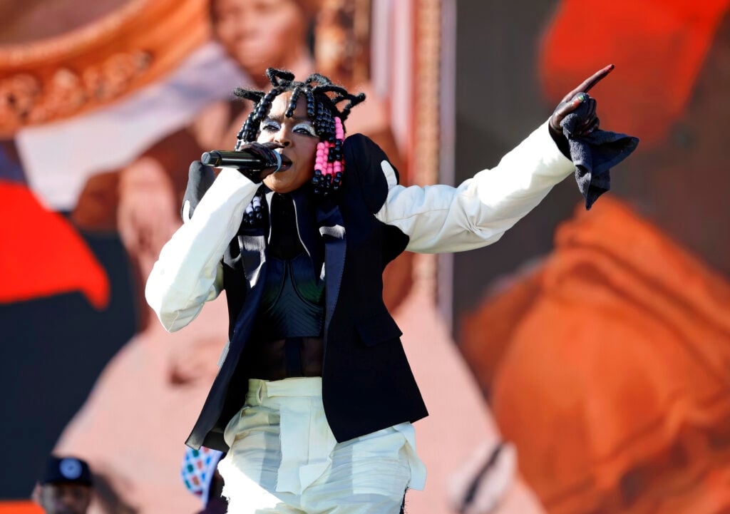 Lauryn Hill performs with YG Marley