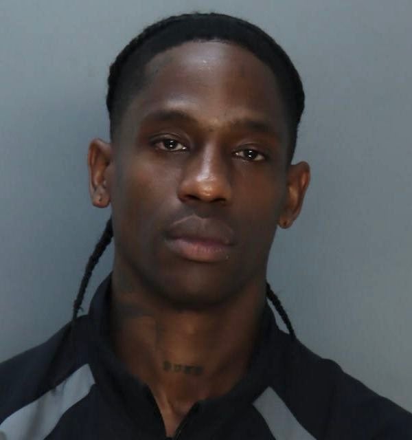 Travis Scott Mug shot