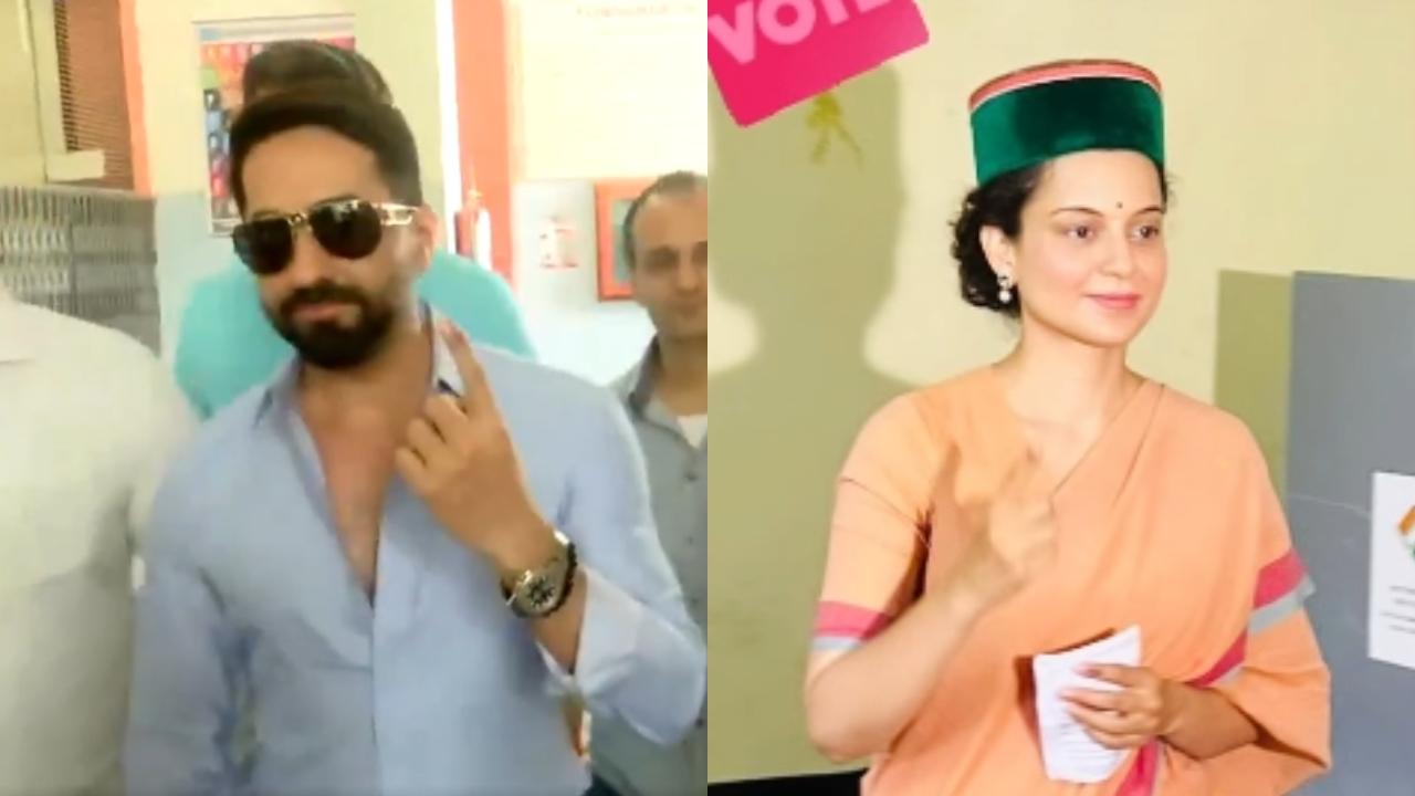 Ayushmann Khurrana, Kangana Ranaut, and other celebs cast their vote in the final phase of Lok Sabha Elections 2024. Read more