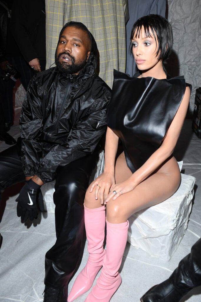 Kanye West and Bianca Censory in late February of 2024.