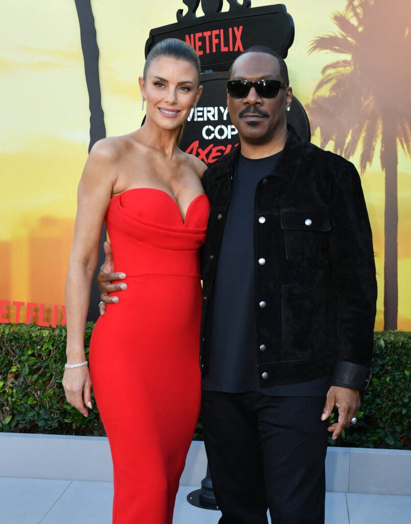 Eddie Murphy and Paige Butcher in June of 2024.