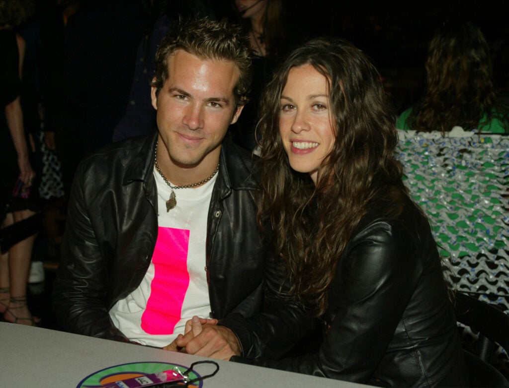 Ryan Reynolds and Alanis Morissette in 2003.