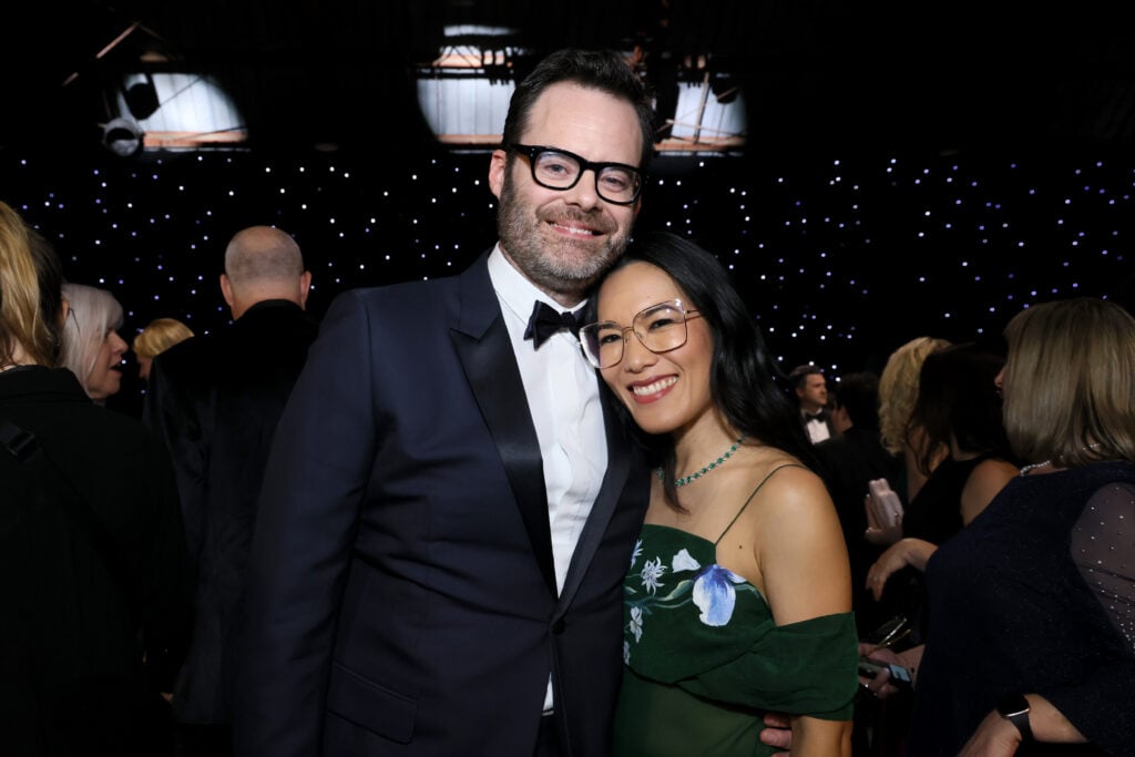 Bill Hader and Ali Wong in January of 2024.