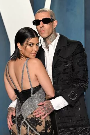 Kourtney Kardashian and Travis Barker