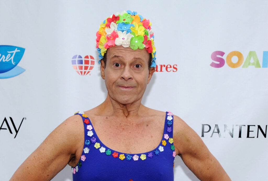 Richard Simmons on a red carpet