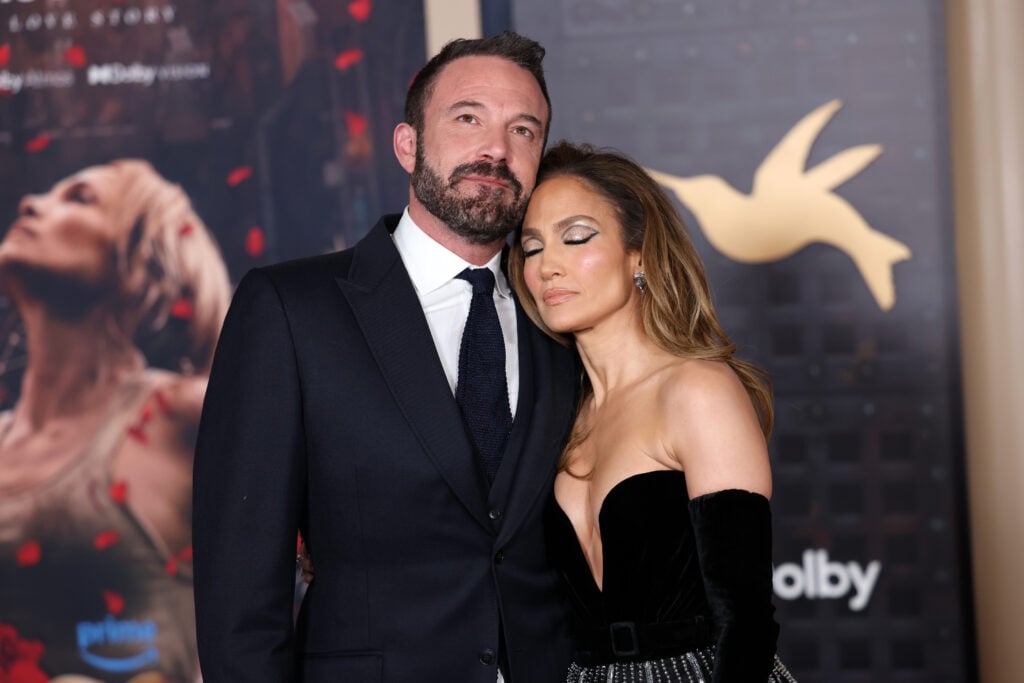 Ben Affleck and Jennifer Lopez at a premiere