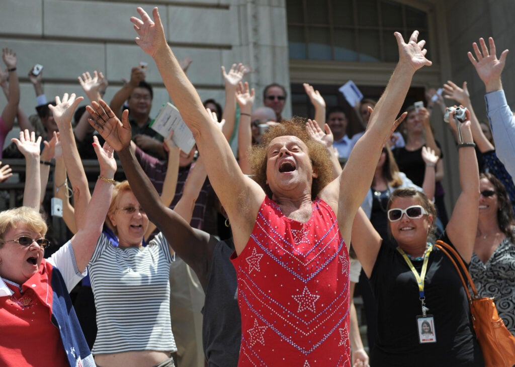 Richard Simmons in action