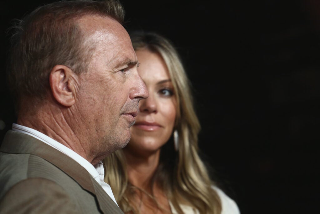 Kevin Costner and Christine Baumgartner on May 30, 2019.