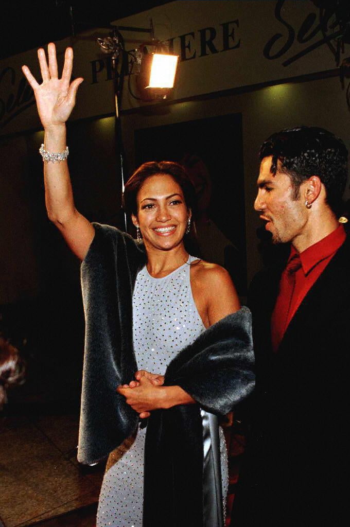 Jennifer Lopez and husband Ojani Noa in March 1997.