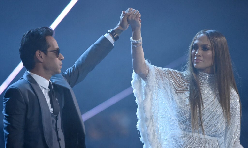 Jennifer Lopez and Marc Anthony in 2016.