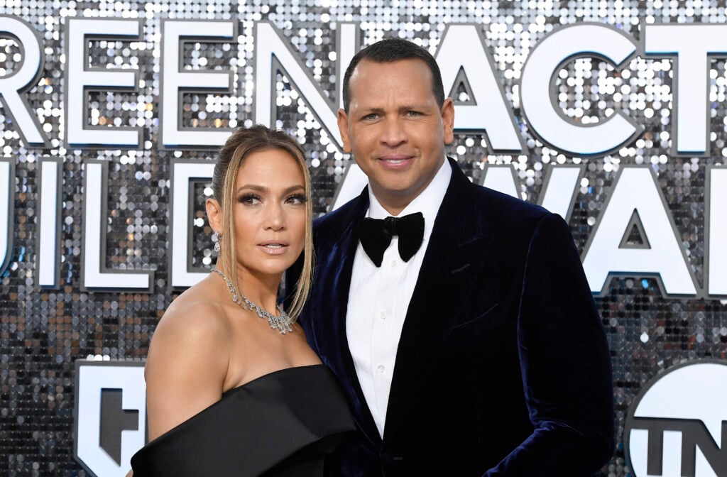 Jennifer Lopez and Alex Rodriguez in January of 2020.