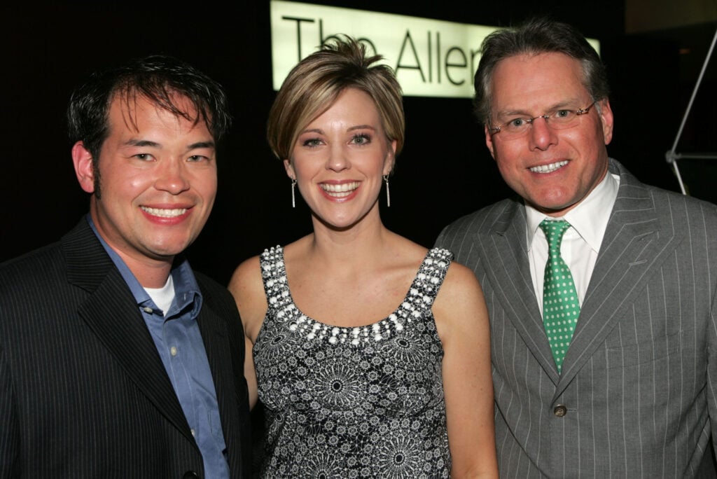 Jon Gosselin, Kate Gosselin, and David Zaslav make the ultimate jumpscare in April of 2008.