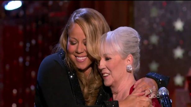 Mariah and her mum patrica