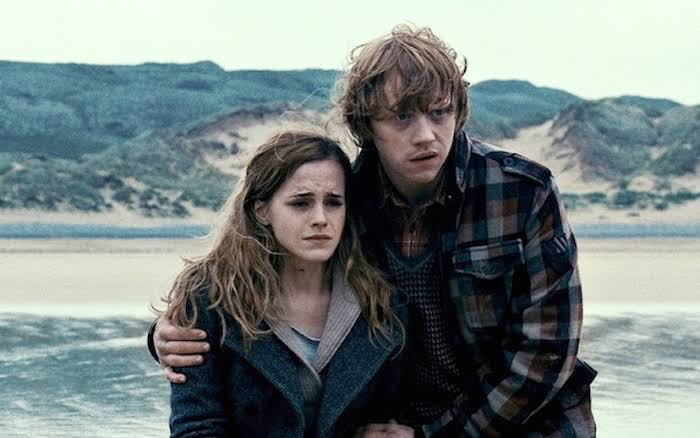 Watson and Grint in a still from Harty Potter and the Deathly Hallows - Part 1 | Warner Bros. 