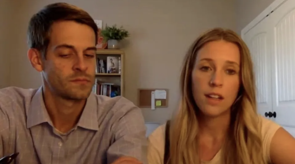 Jill Duggar and Derick Dillard on YouTube.