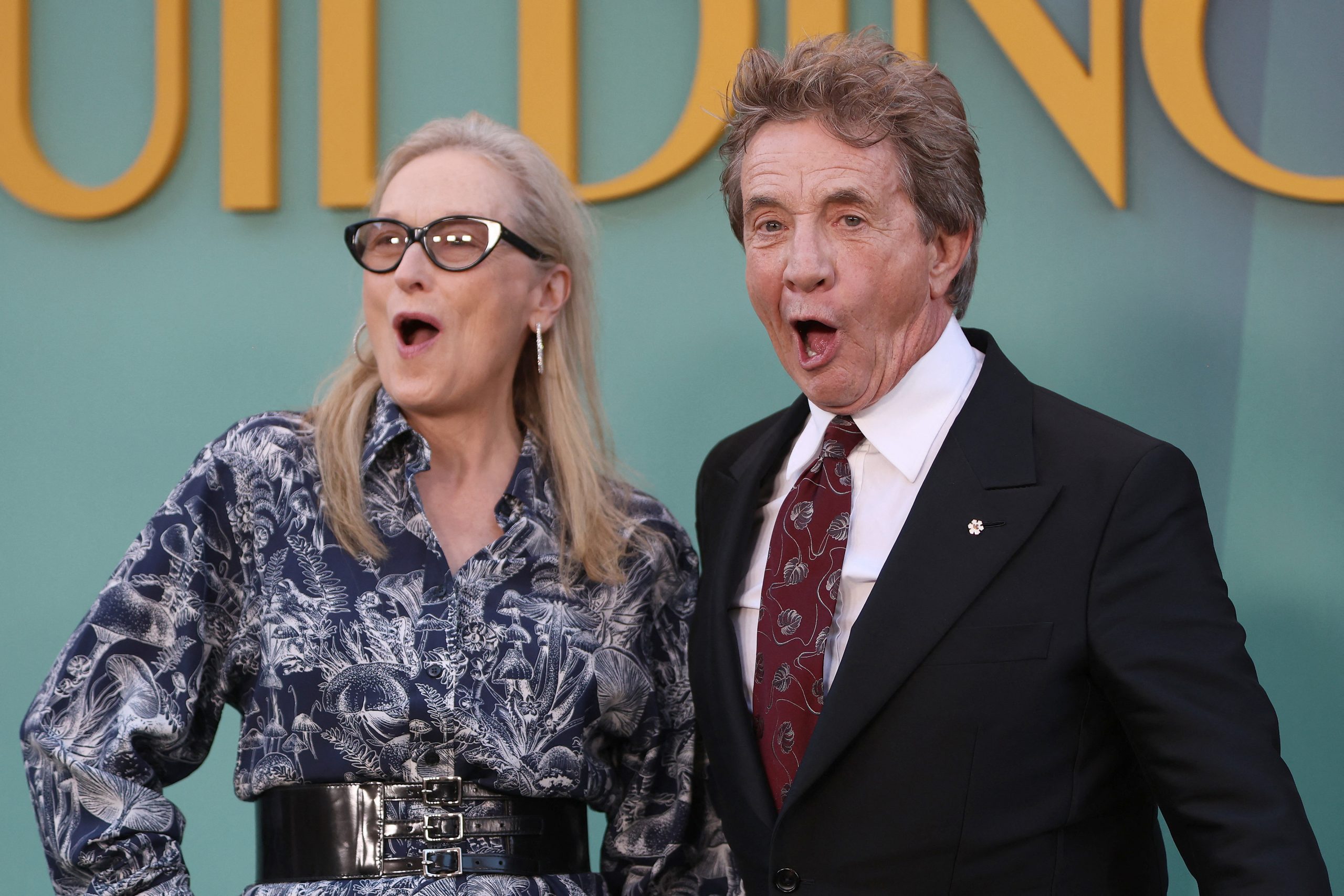 Meryl Streep and Martin Short goof off at the OMITB Season 4 premiere party